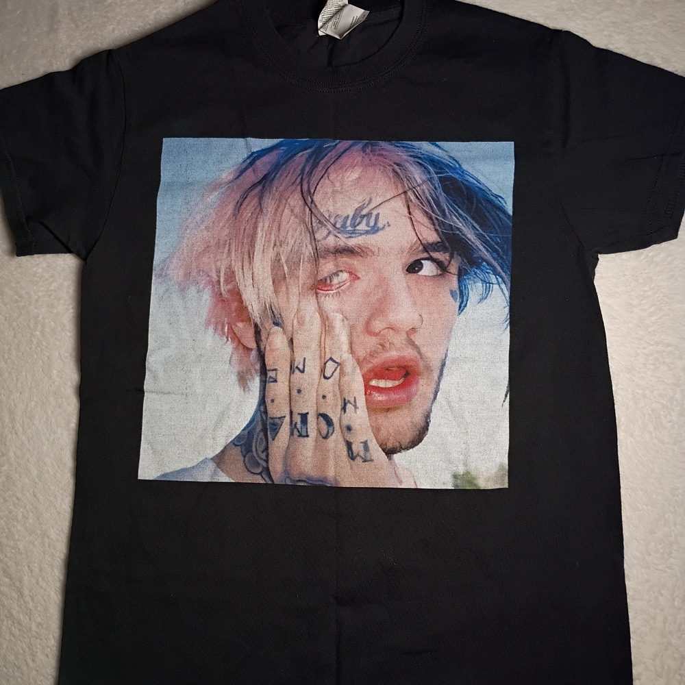 Lil Peep Graphic T-shirt Emo Grunge Rap Tee Gildan Size Small